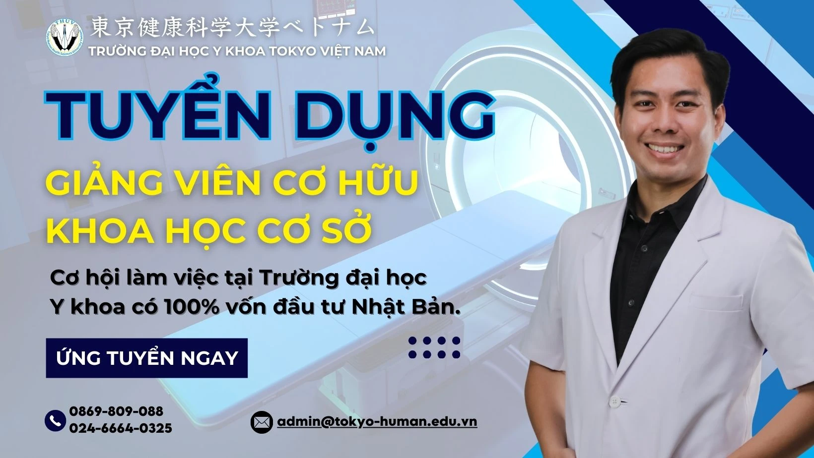 Tuyển dụng GIảng viên khoa học cơ sở