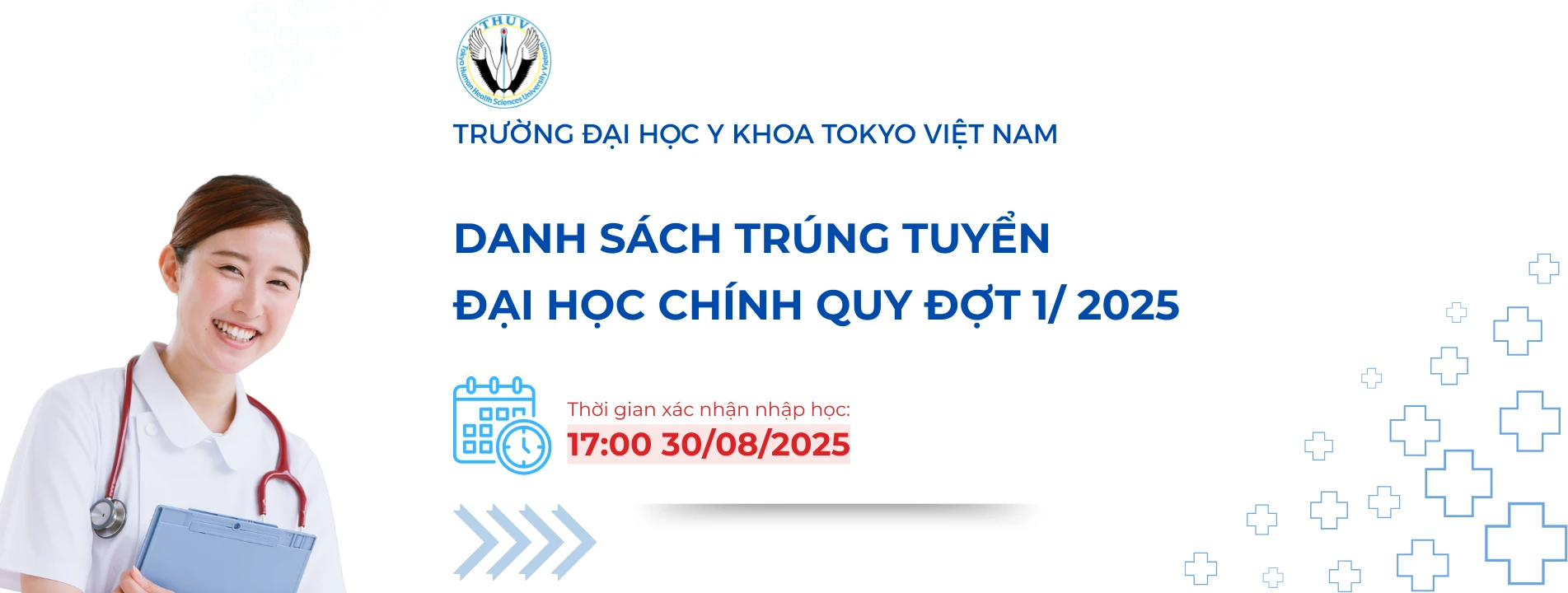 Danh sách trúng tuyển đợt 1