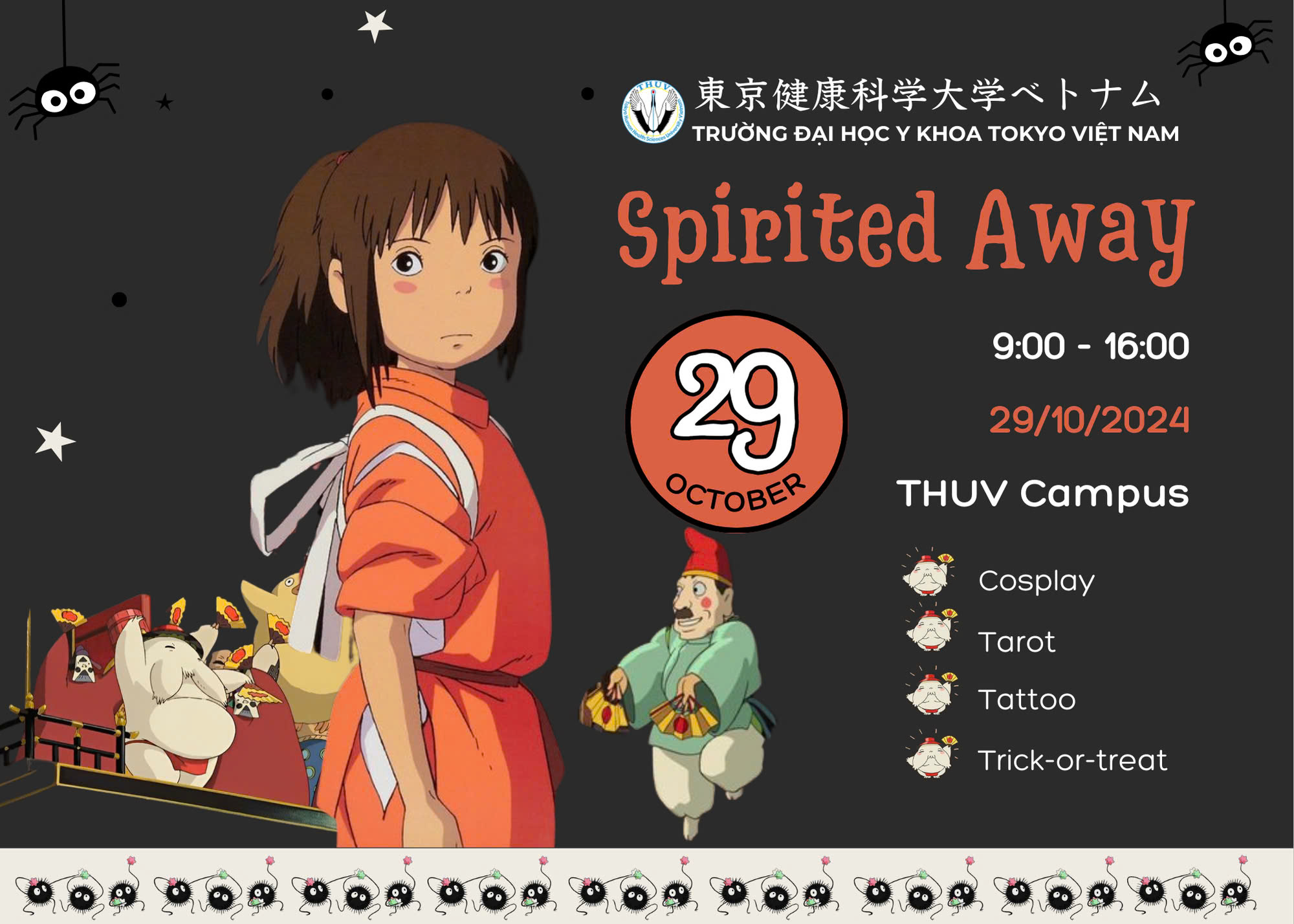 Đăng ký tham gia sự kiện Halloween 2024 “SPIRITED AWAY VÙNG ĐẤT